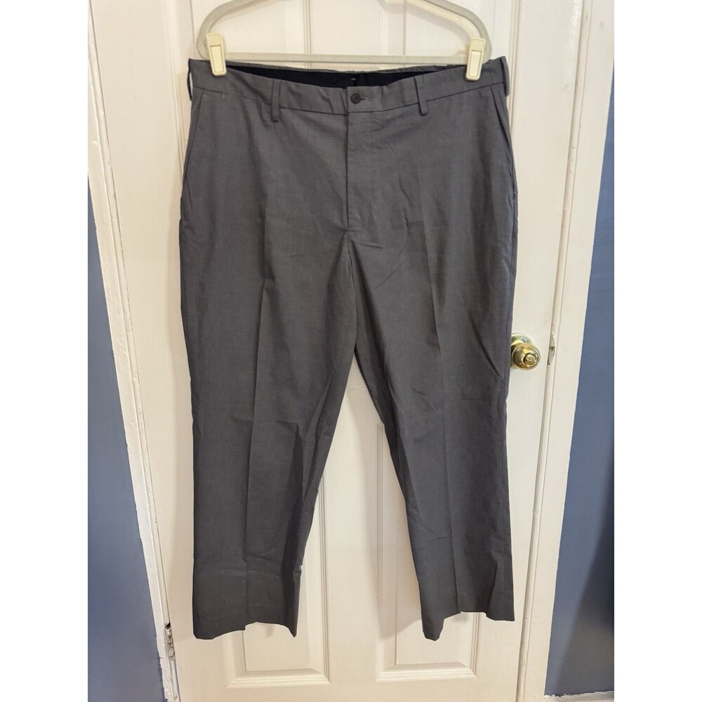 Polo Ralph Lauren Mens 38x30 Pants Gray Stretch Straight Fit Chino Tech Material